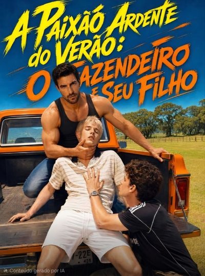 Capa da minisserie A Paixão Ardente do Verão: o Fazendeiro e Seu Filho Bl