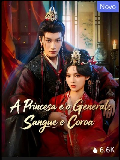 Capa da minisserie A Princesa e o General : Sangue e Coroa