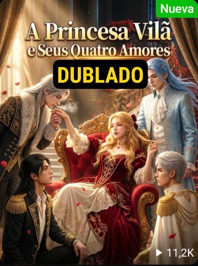 Capa da minisserie A Princesa Vilã e Seus Quatro Amores