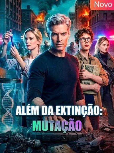 Capa da minisserie Além da Extinção: Mutação