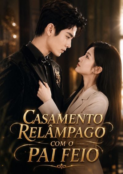 Capa da minisserie Casamento Relâmpago com o Pai Feio