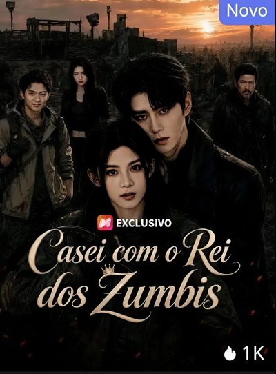 Capa da minisserie Casei com o Rei dos Zumbis