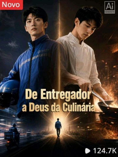 Capa da minisserie De Entregador a Deus da Culinária