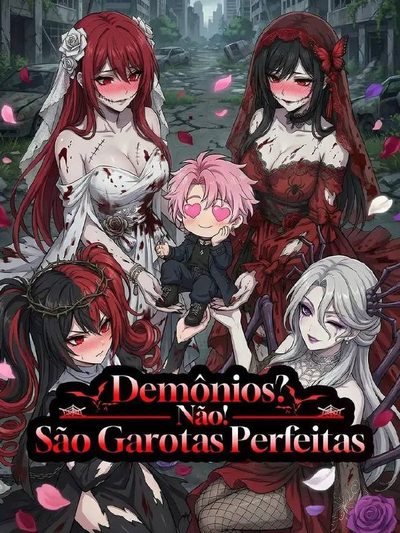 Capa da minisserie Demônios? Não! São Garotas Perfeitas