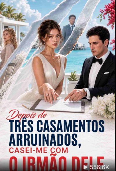 Capa da minisserie Depois de Três Casamentos Arruinados, Casei-me com o Irmão Dele -