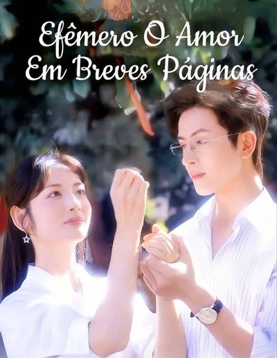 Capa da minisserie Efêmero o Amor em Breves Páginas | Curto Romance de Papel Termina Vazio
