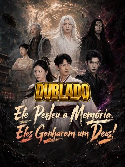 Capa da minisserie Ele Perdeu a Memória Eles Ganharam Um Deus dublado