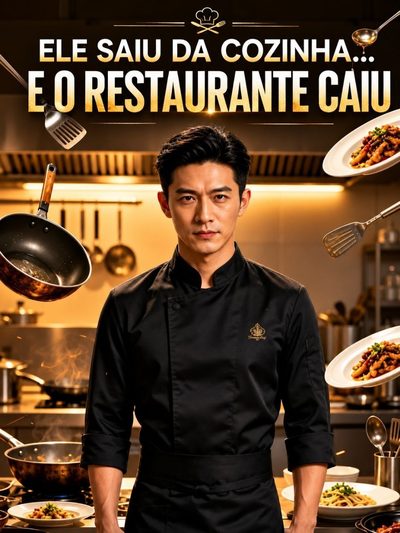 Capa da minisserie Ele Saiu da Cozinha e o Restaurante Caiu