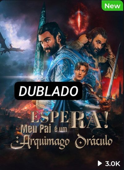 Capa da minisserie Espere! Meu Pai É Um Arquimago dublado