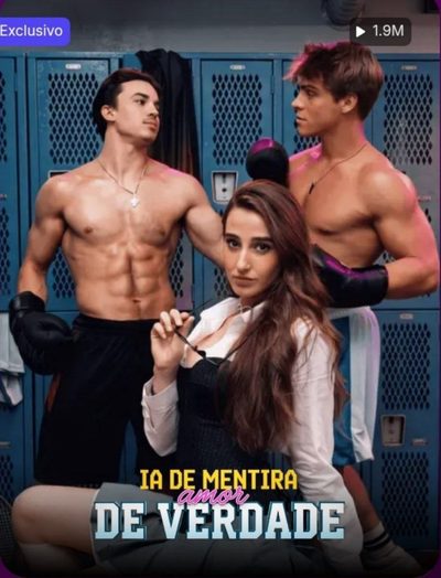 Capa da minisserie Ia de Mentira, Amor de Verdade o Nerd Finge Ser Domado: Paixões Secretas na Faculdade