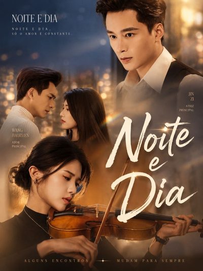 Capa da minisserie Noite e Dia