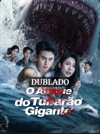 Capa da minisserie O Ataque do Tubarão dublado