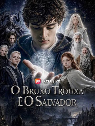 Capa da minisserie O Bruxo Trouxa É o Salvador