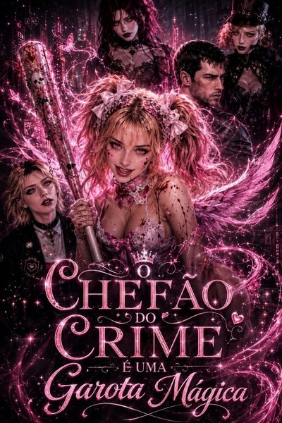 Capa da minisserie O Chefão do Crime É uma Garota Mágica