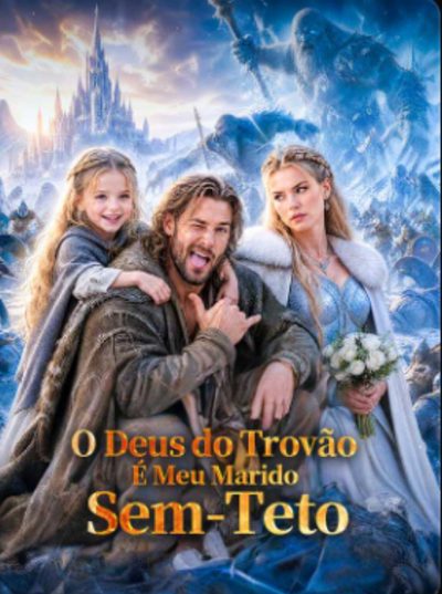 Capa da minisserie O Deus do Trovão É Meu Marido Sem-teto