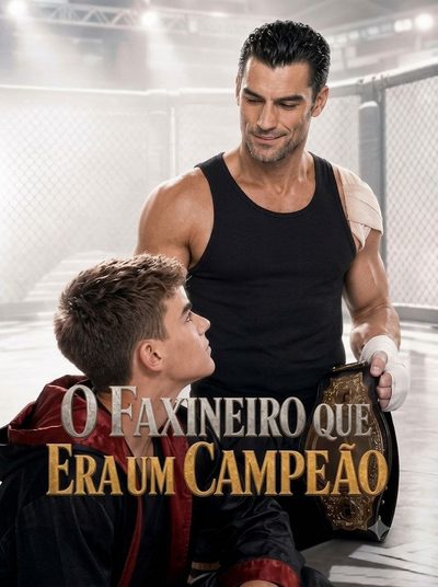 Capa da minisserie O Faxineiro que Era Um Campeão