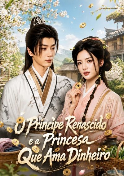 Capa da minisserie O Príncipe Renascido e a Princesa que Ama Dinheiro