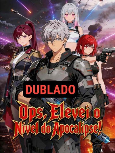 Capa da minisserie Ops! Elevei o Nível do Apocalipse! dublado