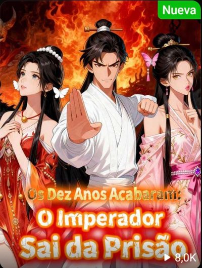 Capa da minisserie Os Dez Anos Acabaram: o Imperador Sai da Prisão - Anime