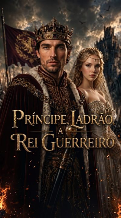 Capa da minisserie Príncipe Ladrão a Rei Guerreiro