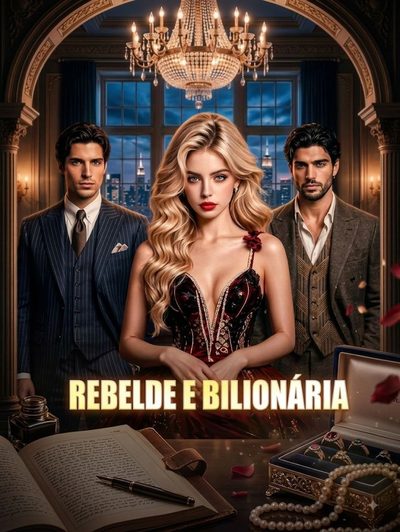 Capa da minisserie Rebelde e Bilionária
