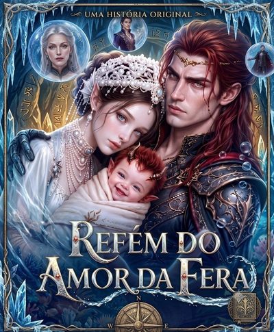 Capa da minisserie Refém do Amor da Fera