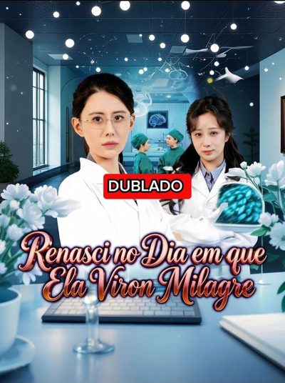Capa da minisserie Renasci no Dia em que Ela Virou Milagre dublado