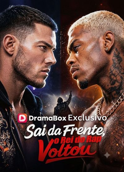 Capa da minisserie Sai da Frente o Rei do Rap Voltou -