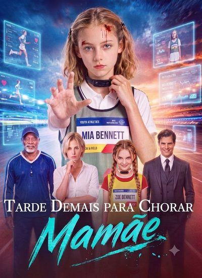 Capa da minisserie Tarde Demais para Chorar Mamãe -
